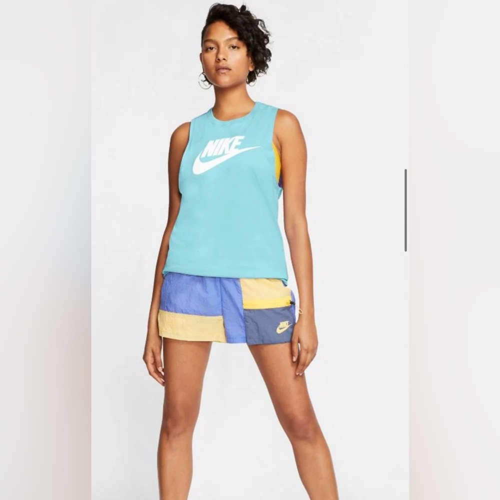 Nike Green Muscle Tee Sleeveless Oversized
